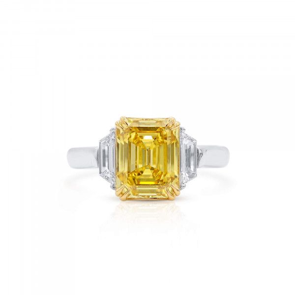 VS Clarity Yellow Diamond Ring