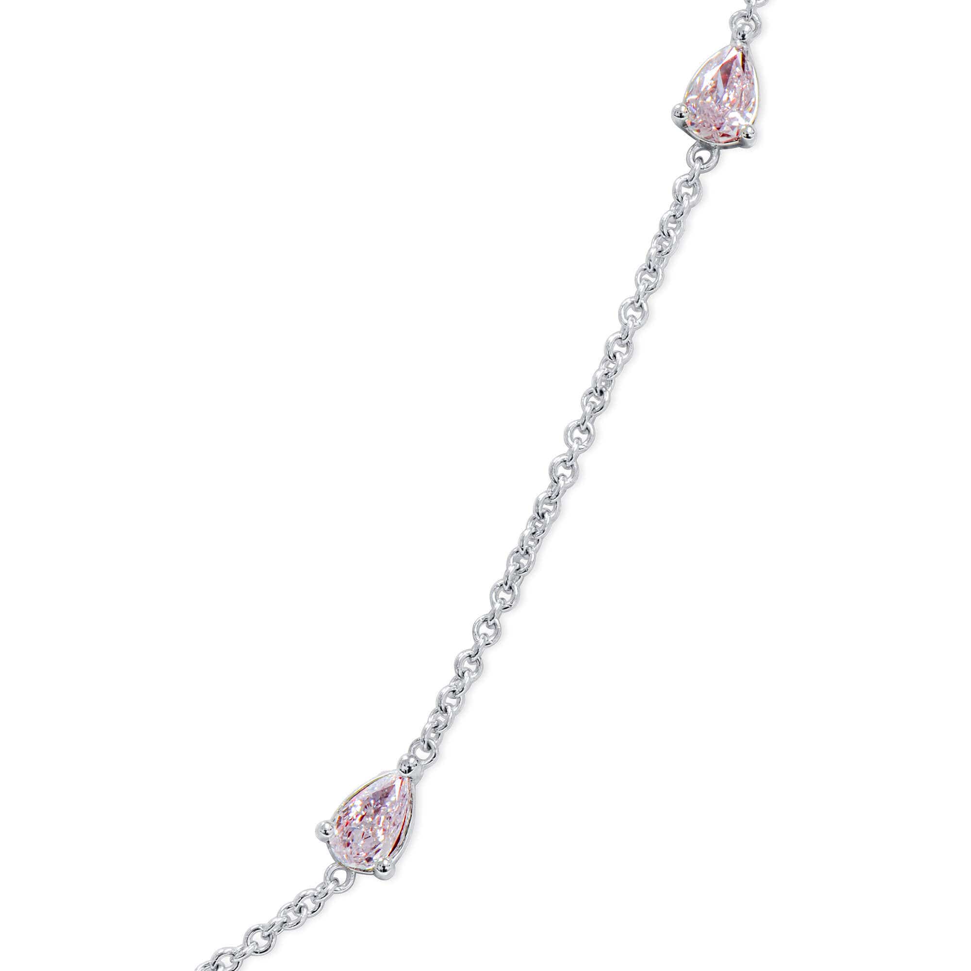 Pink diamond choker sales