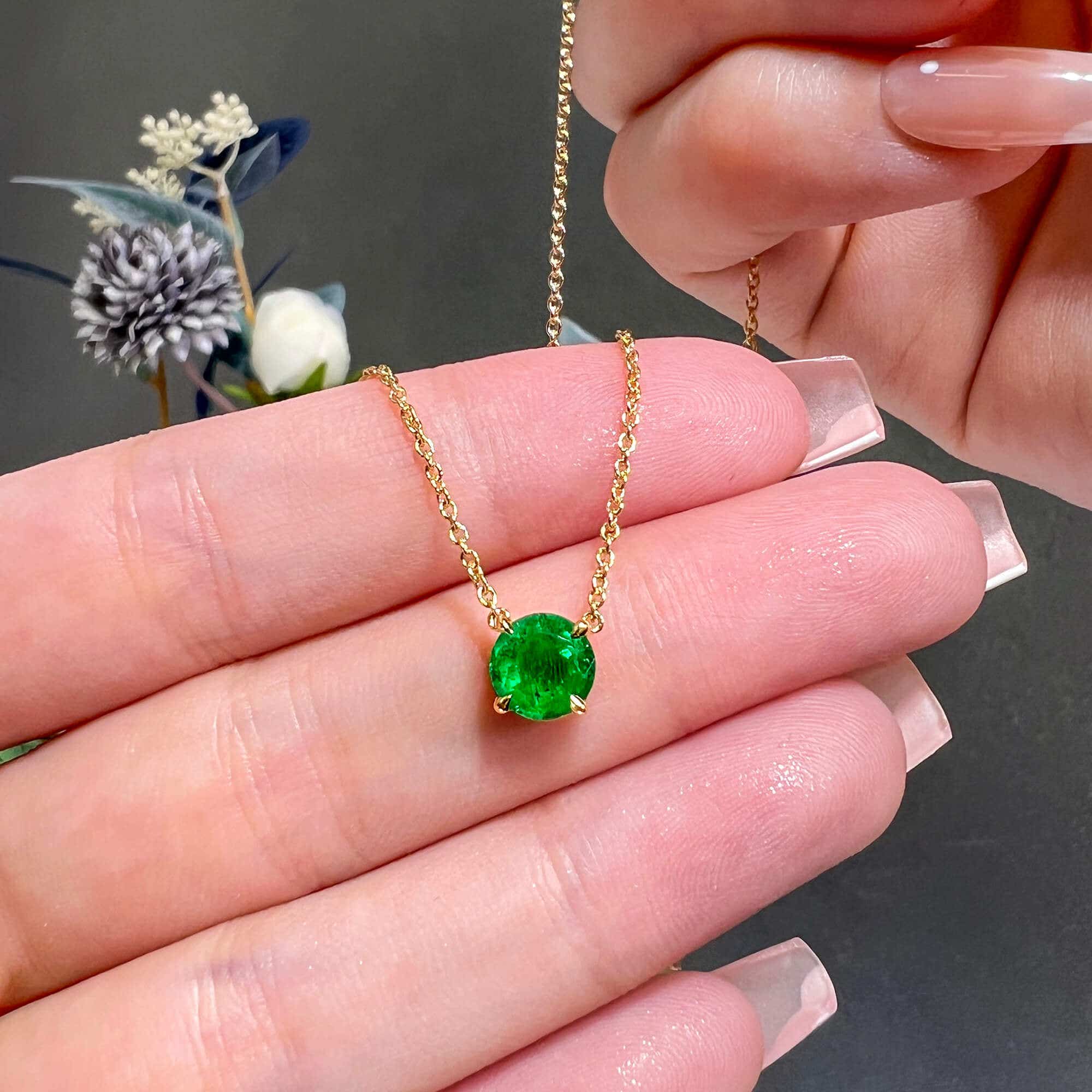 Green necklace hotsell