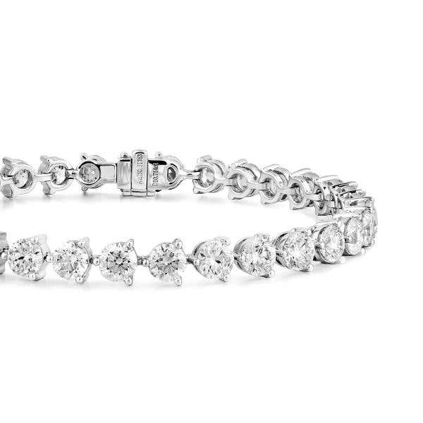 White Diamond Bracelet, 10.71 Carat, Round shape, EG_Lab Certified, J5826277744