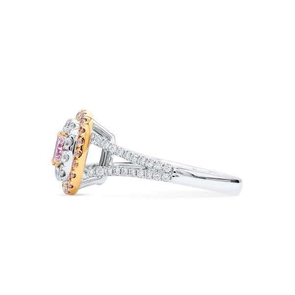 Light Pink Diamond Ring, 0.51 Ct. (1.07 Ct. TW), Cushion shape, GIA Certified, 2367729118