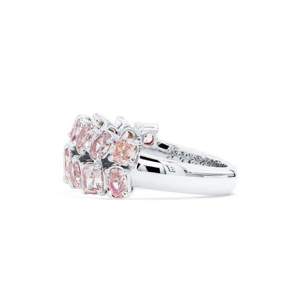 Light Pink Diamond Ring, 2.82 Carat, Mix shape
