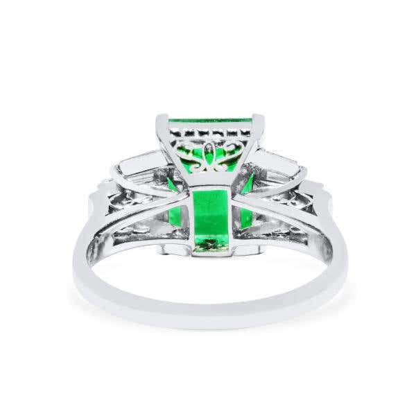 Green Emerald And Diamond Ring, 2.35 Ct. (3.05 Ct. TW), JCRG01105314