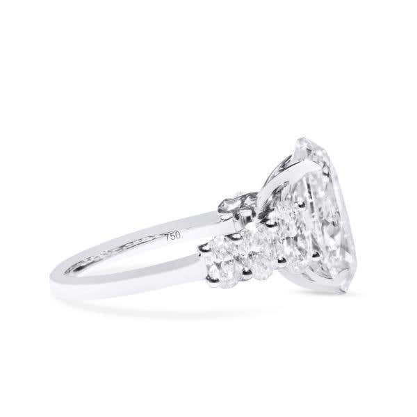 White Diamond Ring, 5.55 Ct. (7.15 Ct. TW), Oval shape, GIA Certified, 2211644796