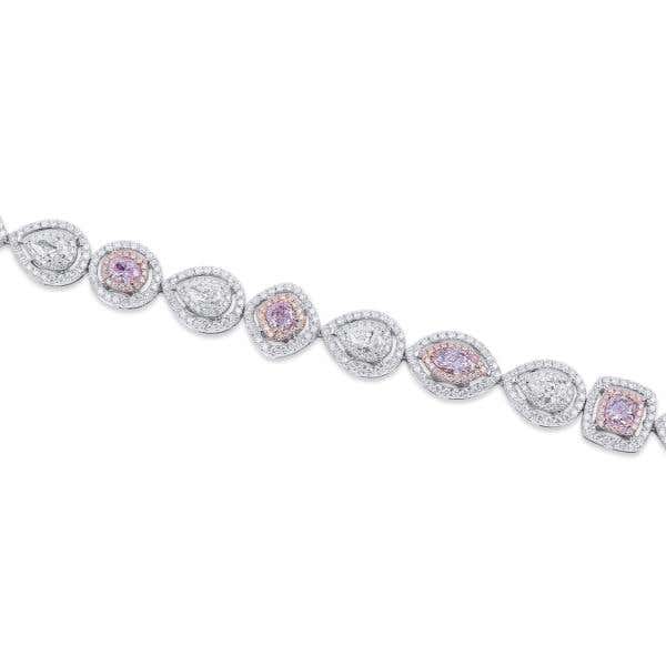 Fancy Pink Diamond Bracelet, 2.00 Ct. (6.21 Ct. TW), Mix shape