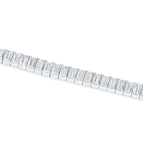 White Diamond Bracelet, 10.67 Carat, Baguette shape