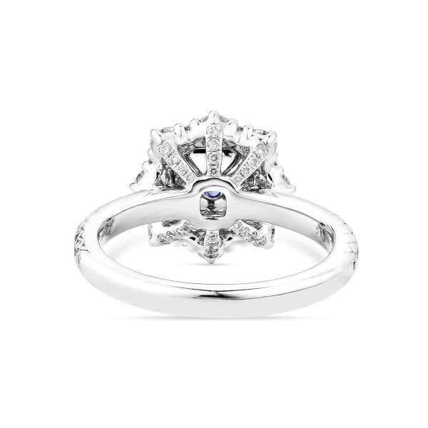 Fancy Blue Diamond Ring, 1.02 Carat, Radiant shape, GIA Certified, 2155836668