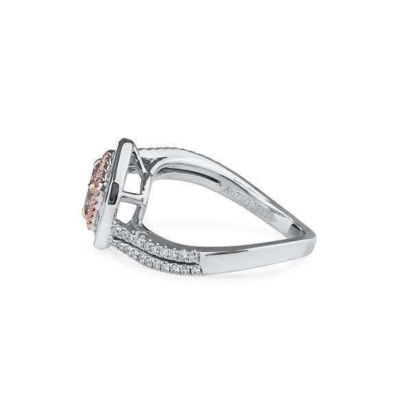 Fancy Gray Purple Diamond Ring, 0.50 Ct. (1.35 Ct. TW), Emerald shape, GIA Certified, 6262240808