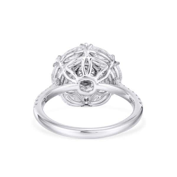 Very Light Pink Diamond Ring, 0.62 Ct. (3.04 Ct. TW), Cushion shape, GIA Certified, 1383280735