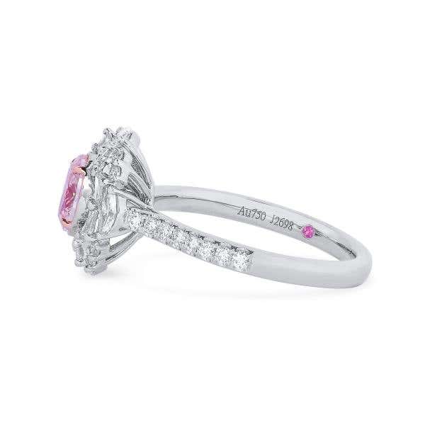 Light Pink Diamond Ring, 0.71 Ct. (1.45 Ct. TW), Oval shape, GIA Certified, 2376337906