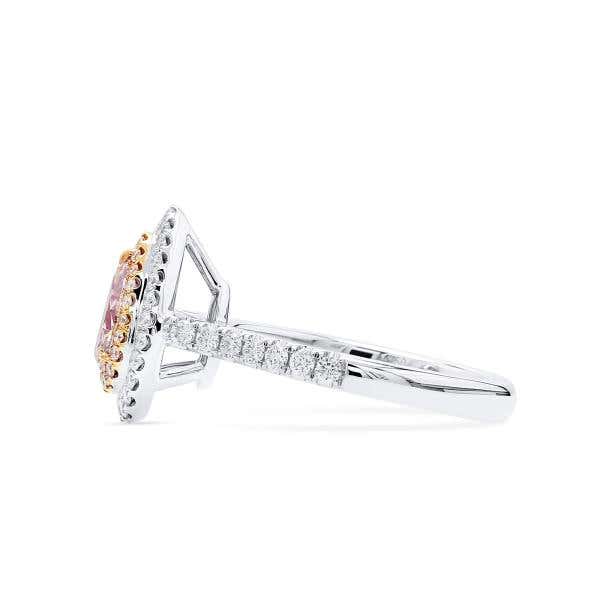Very Light Pink Diamond Ring, 0.68 Ct. (1.23 Ct. TW), Pear shape, GIA Certified, 6381521515