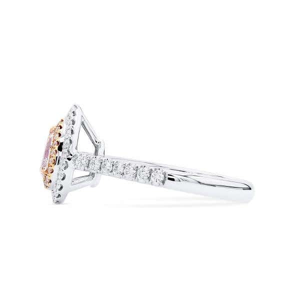 Very Light Pink Diamond Ring, 0.34 Ct. (0.84 Ct. TW), Pear shape, GIA Certified, 5396023181