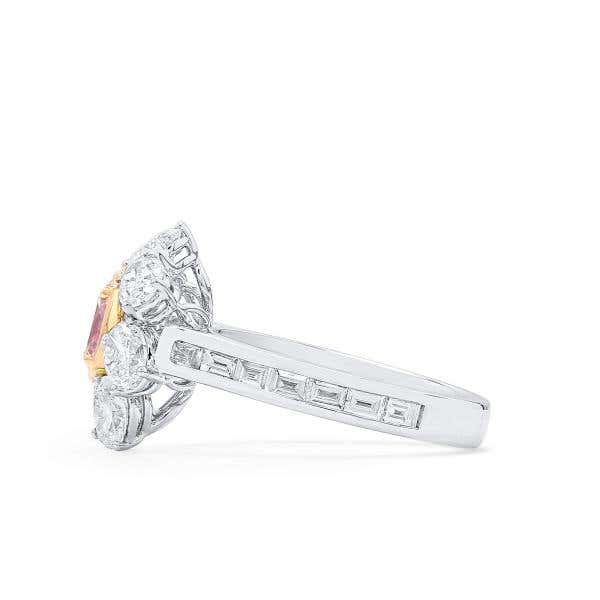 Very Light Pink Diamond Ring, 0.50 Ct. (2.71 Ct. TW), Oval shape, GIA Certified, 5396570652