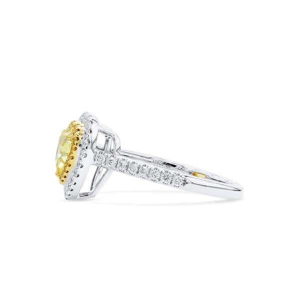 Fancy Intense Yellow Diamond Ring, 1.21 Ct. (1.62 Ct. TW), Heart shape, GIA Certified, 5426819454