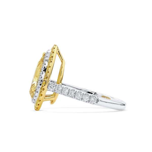 Fancy Brownish Yellow Diamond Ring, 2.55 Ct. (3.23 Ct. TW), Pear shape, GIA Certified, 2215706219