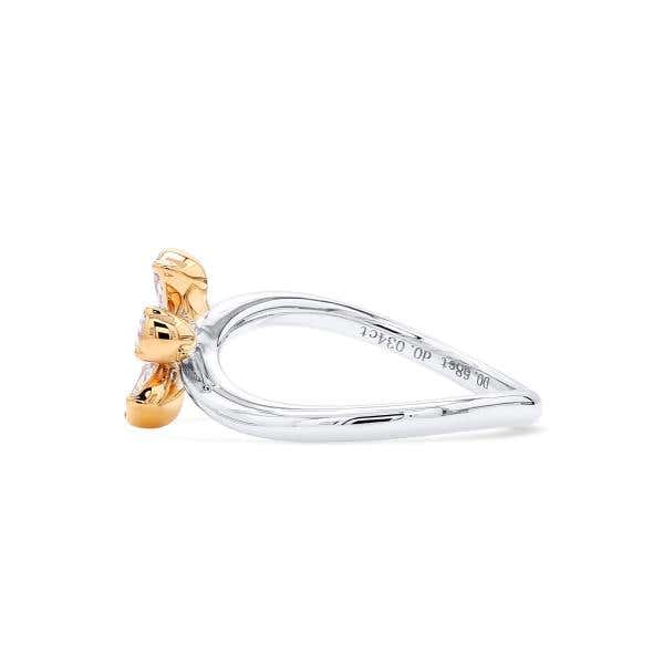 Fancy Light Pink Diamond Ring, 0.68 Ct. (0.71 Ct. TW), Pear shape