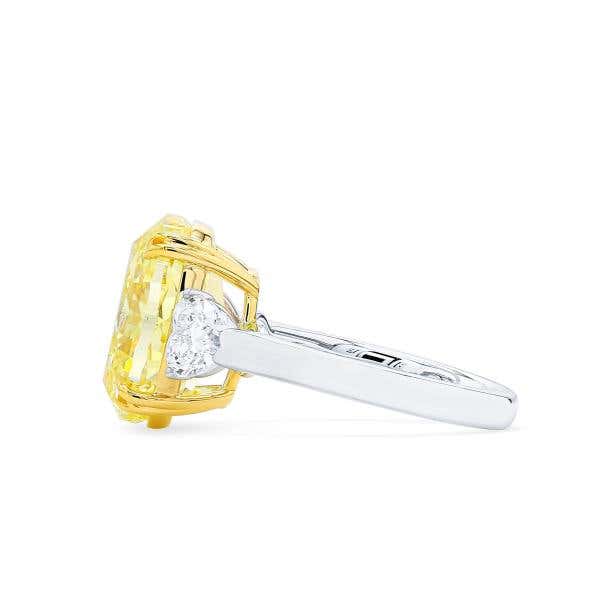 Fancy Intense Yellow and White Diamond Ring, 8.55 Ct. (9.54 Ct. TW), 5222742682