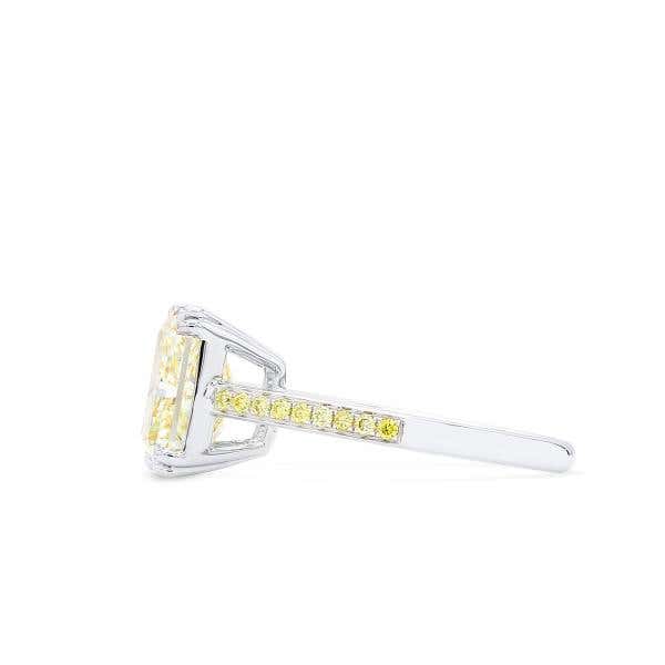 White Diamond Ring, 4.02 Ct. (4.16 Ct. TW), Radiant Shape, 2165013207