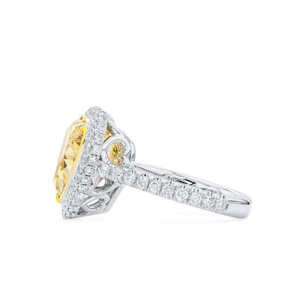Fancy Brownish Yellow Diamond Ring, 8.64 Ct. TW, Heart shape, GIA Certified