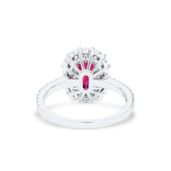 Natural Red Mozambique Ruby Ring, 3.33 Ct. TW, GRS Certified