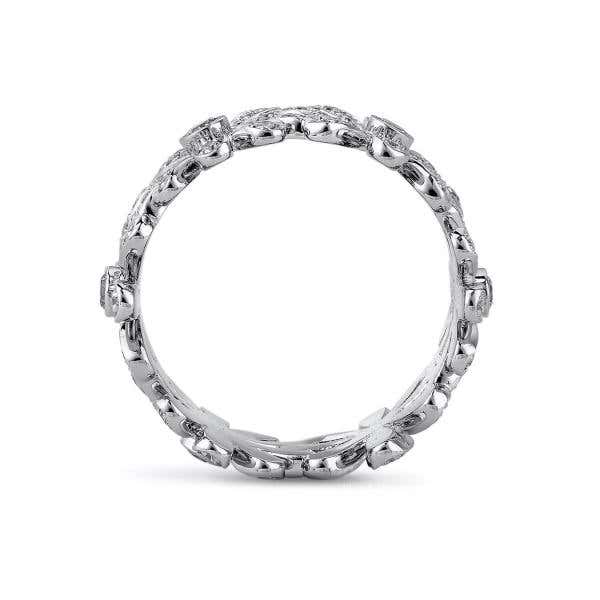 White Diamond Ring, 0.26 Ct. (0.98 Ct. TW), Round shape
