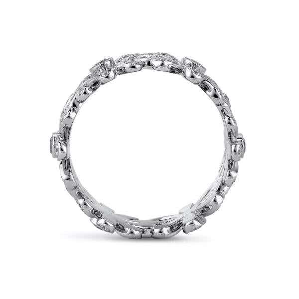 White Diamond Ring, 0.26 Ct. (0.98 Ct. TW), Round shape