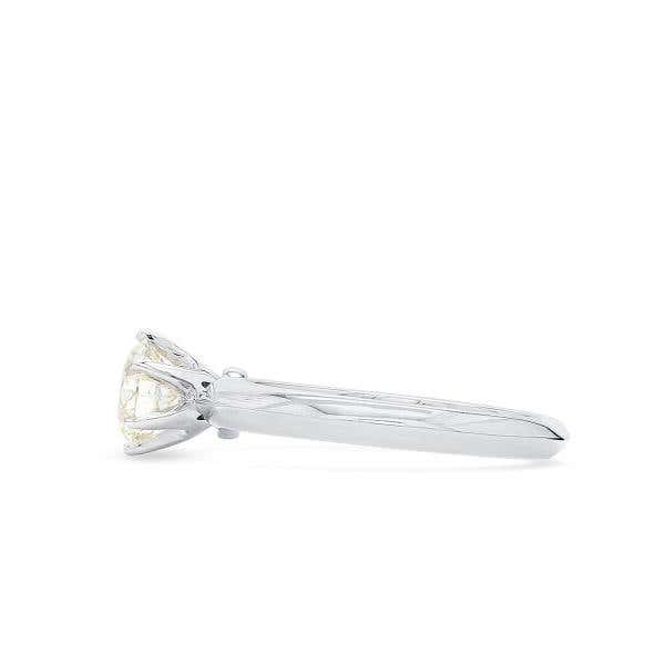 White Diamond Ring, 0.89 Carat, Round shape, GIA Certified, 2327368492