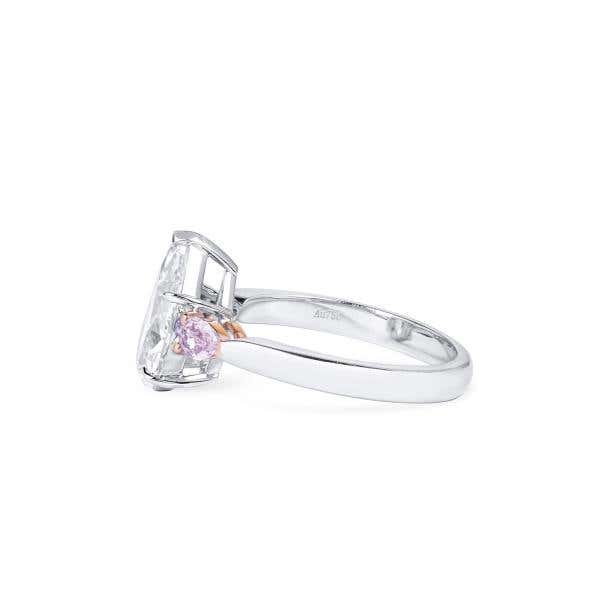 White Diamond Ring, 2.01 Ct. (2.32 Ct. TW), Pear shape, GIA Certified, JCRW05534652