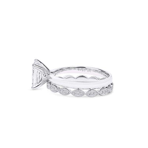 White Diamond Ring, 2.15 Ct. TW, Radiant shape, GIA Certified