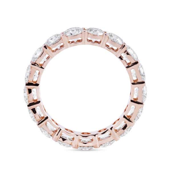 White Diamond Ring, 3.70 Ct. TW, Round shape