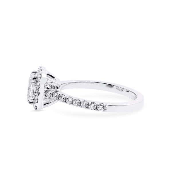 White Diamond Ring, 1.01 Ct. (1.53 Ct. TW), Radiant shape, GIA Certified, 1122871649