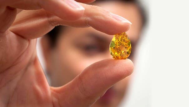 orange diamond price